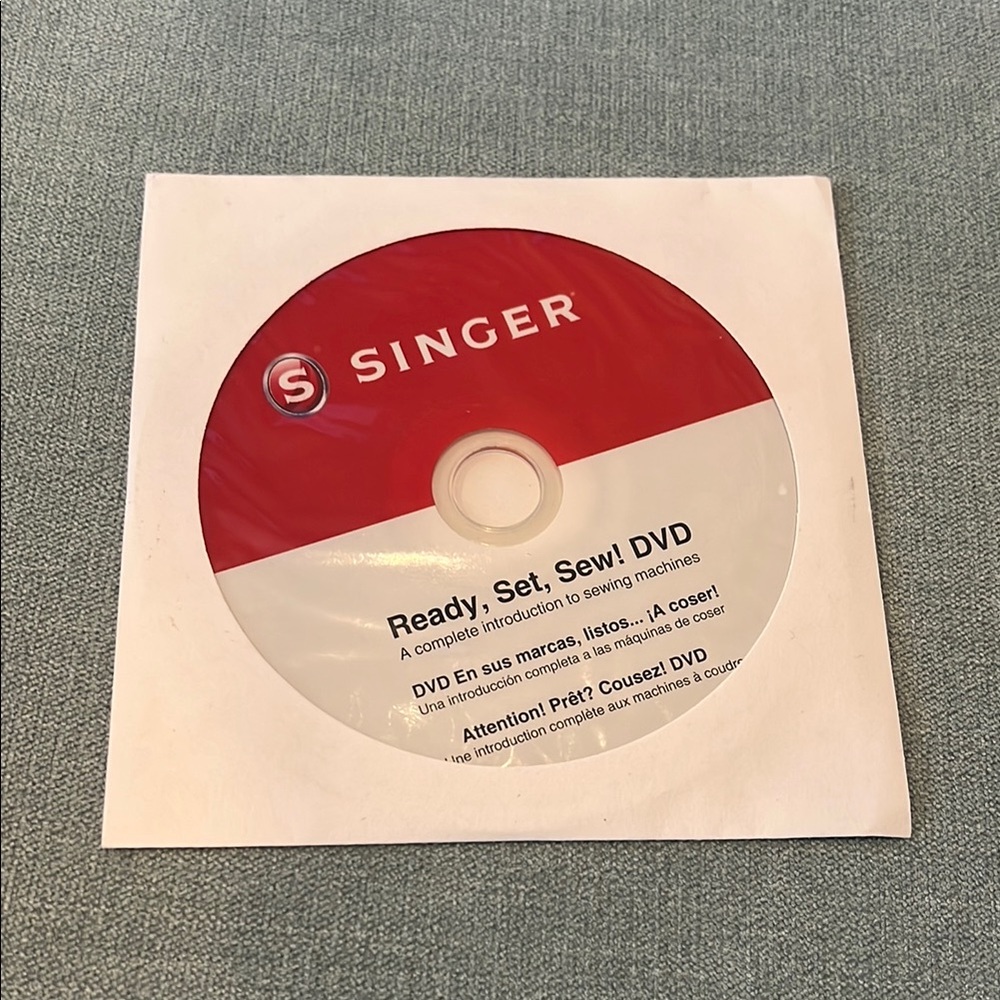 Red and White Sewing Instruction DVD